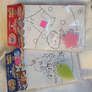 8pcs Dora and Diego reusable doodle boards